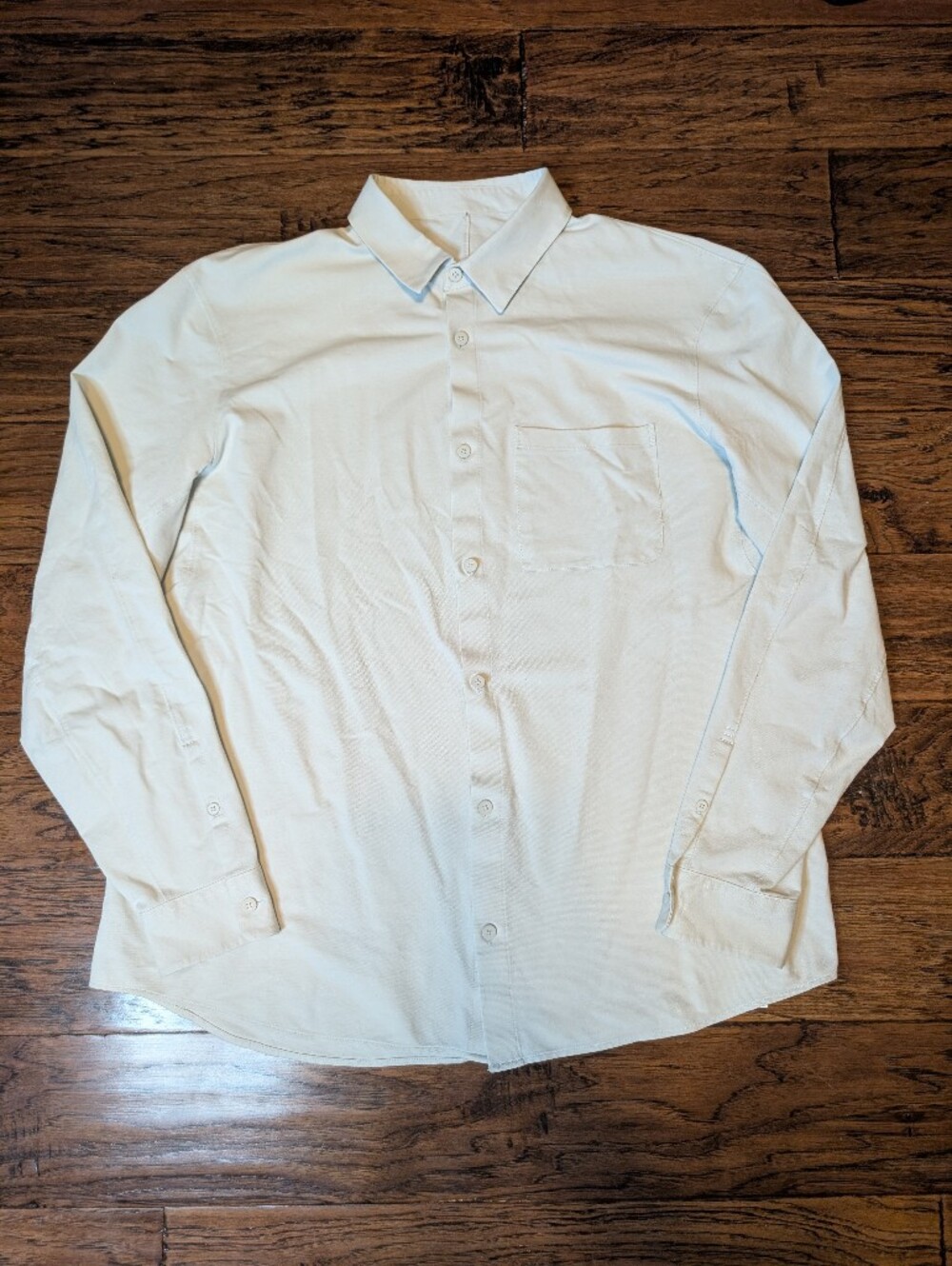 Lululemen Men's Long Sleeve Button Down Collared Shirt